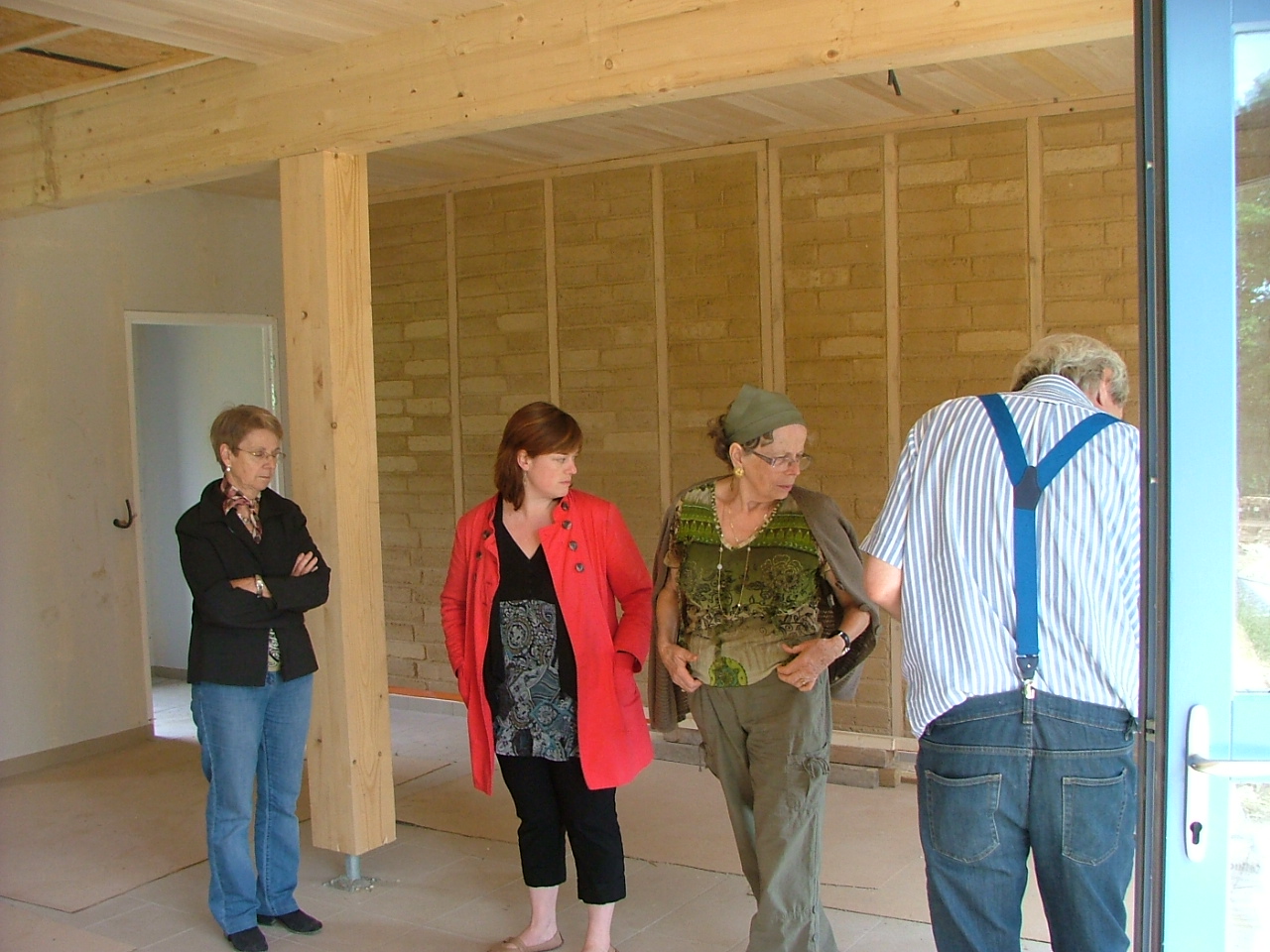 Le Chênelet : Construction d'un gîte écologique